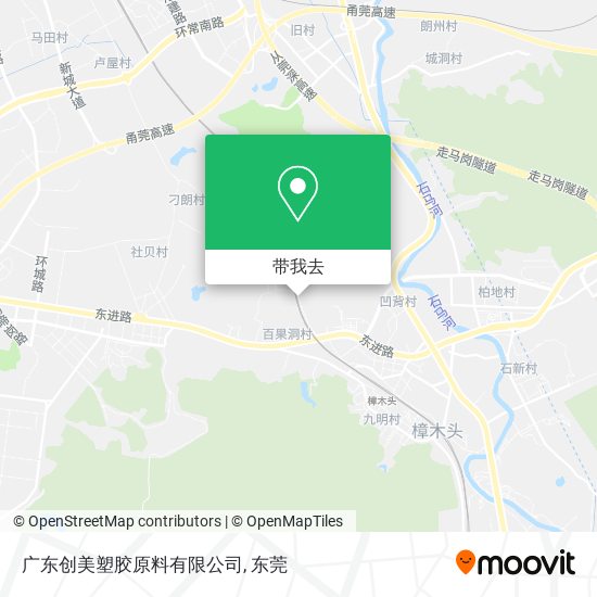 广东创美塑胶原料有限公司地图