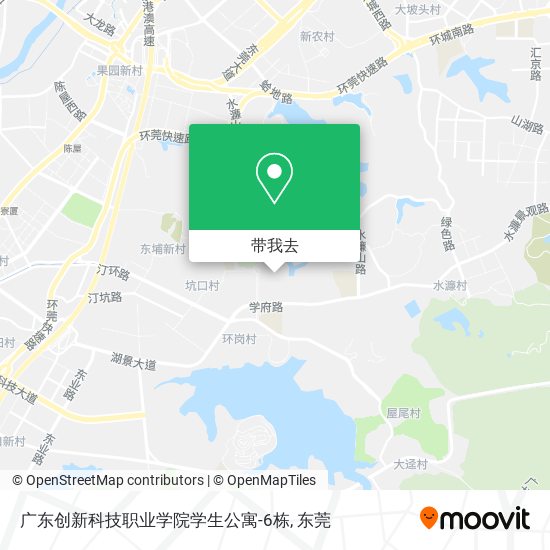 广东创新科技职业学院学生公寓-6栋地图