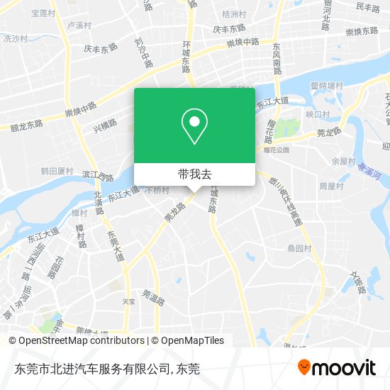 东莞市北进汽车服务有限公司地图