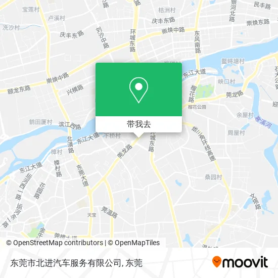 东莞市北进汽车服务有限公司地图