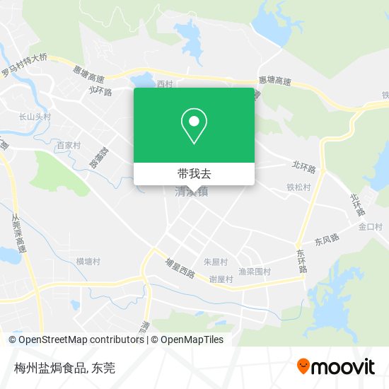 梅州盐焗食品地图