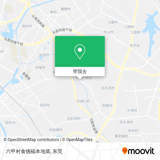 六甲村食德福本地菜地图