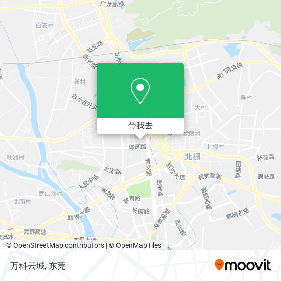 万科云城地图