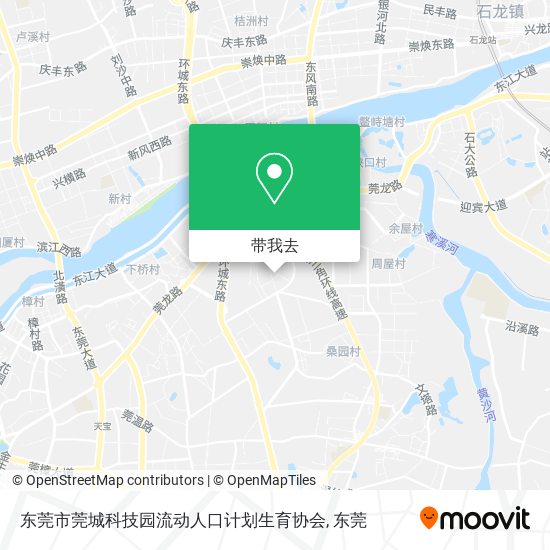 东莞市莞城科技园流动人口计划生育协会地图
