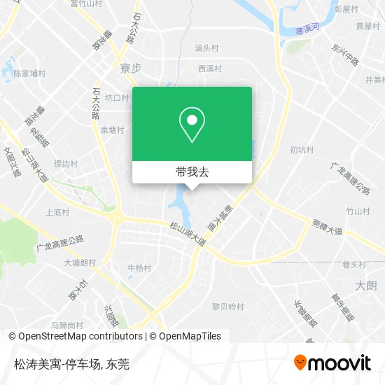 松涛美寓-停车场地图