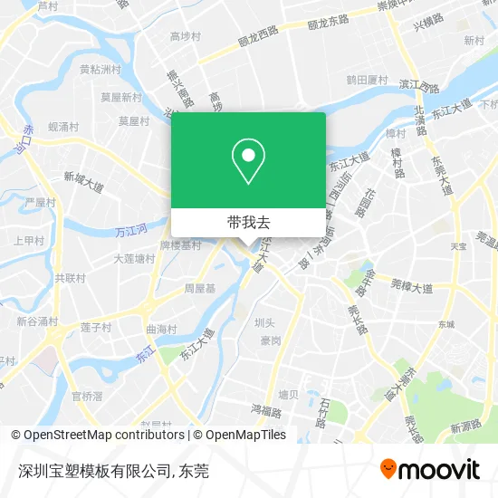 深圳宝塑模板有限公司地图
