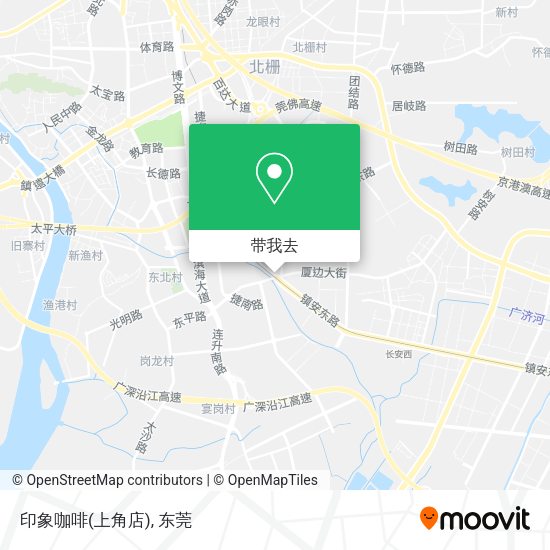 印象咖啡(上角店)地图