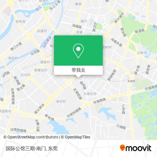 国际公馆三期-南门地图