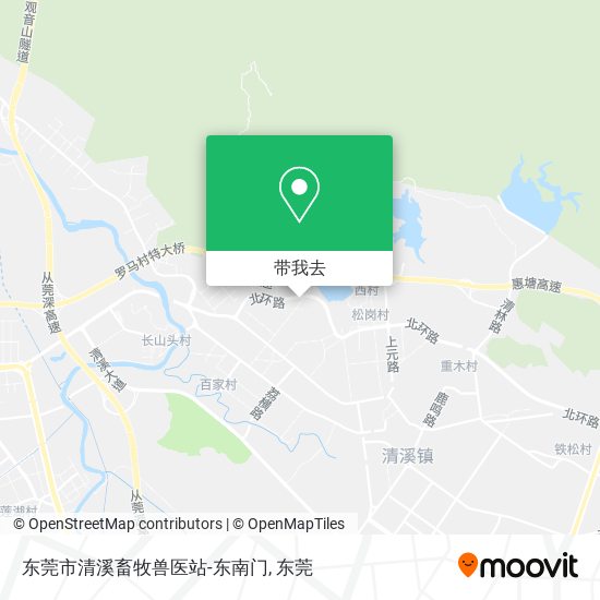 东莞市清溪畜牧兽医站-东南门地图