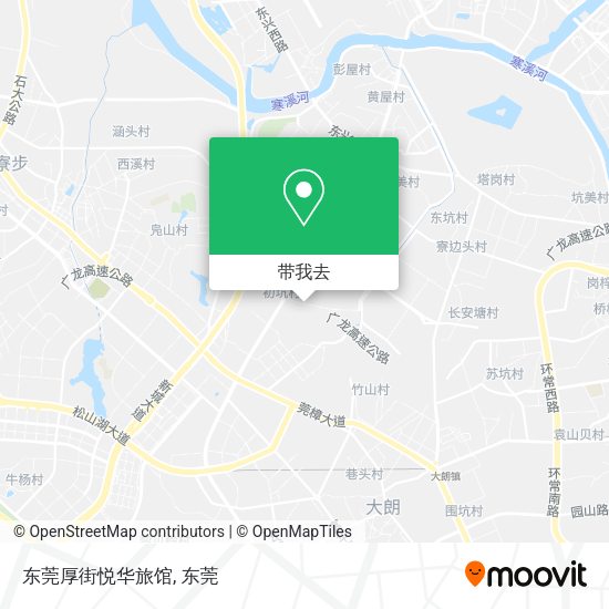 东莞厚街悦华旅馆地图