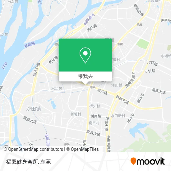 福翼健身会所地图