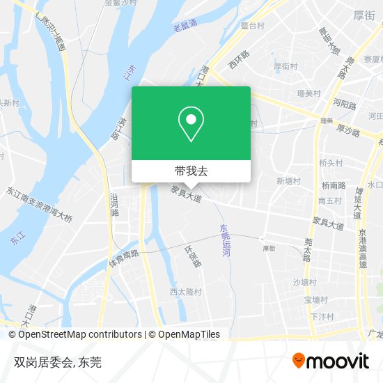 双岗居委会地图