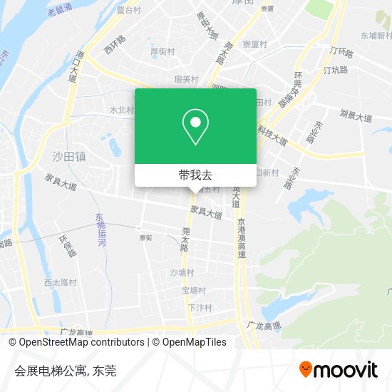 会展电梯公寓地图