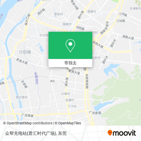 众帮充电站(君汇时代广场)地图