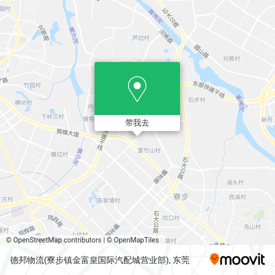 德邦物流(寮步镇金富皇国际汽配城营业部)地图