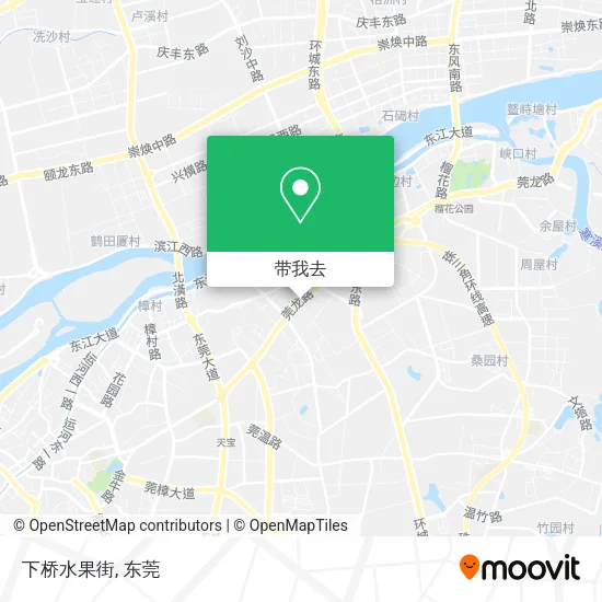 下桥水果街地图