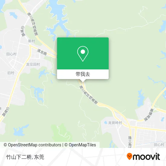 竹山下二桥地图