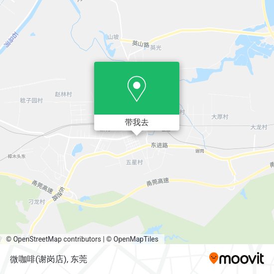 微咖啡(谢岗店)地图