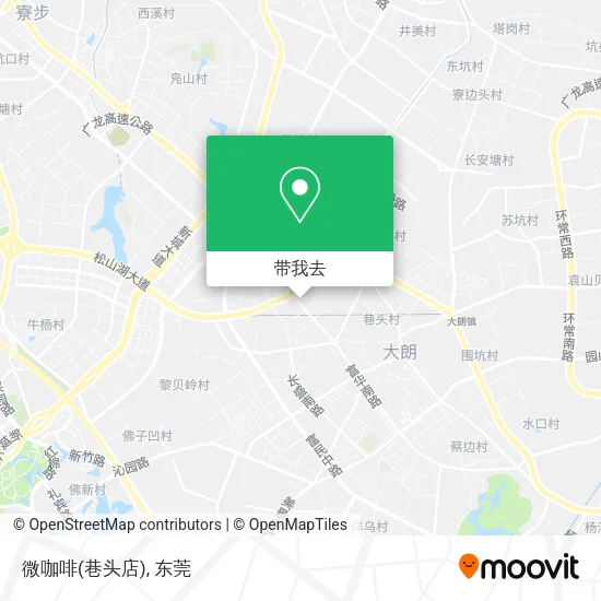 微咖啡(巷头店)地图