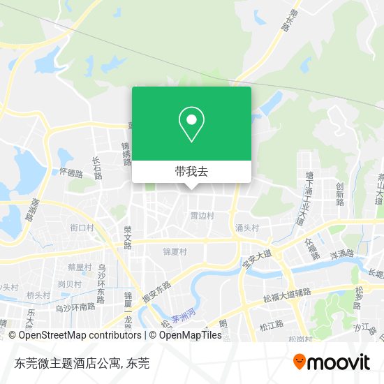 东莞微主题酒店公寓地图
