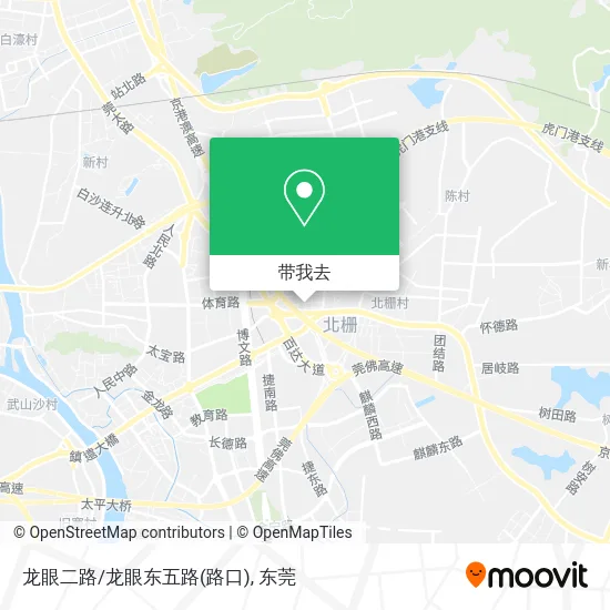 龙眼二路/龙眼东五路(路口)地图