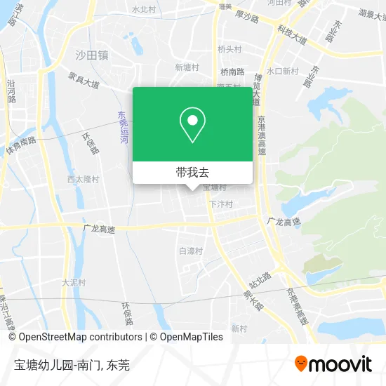 宝塘幼儿园-南门地图