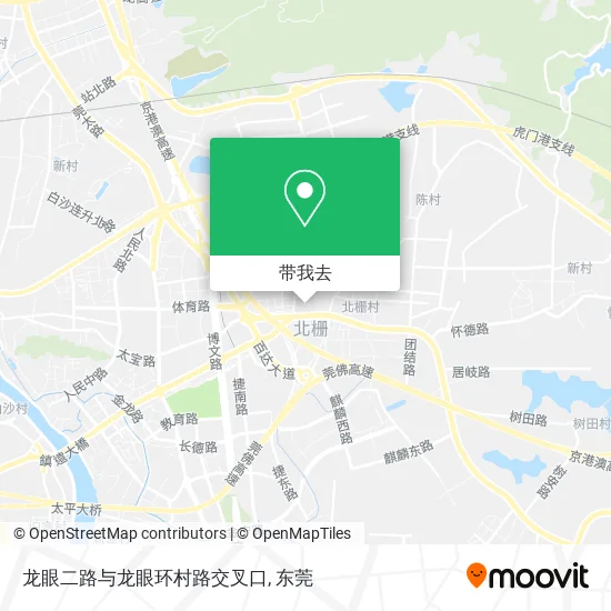 龙眼二路与龙眼环村路交叉口地图