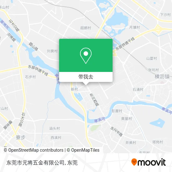 东莞市元将五金有限公司地图
