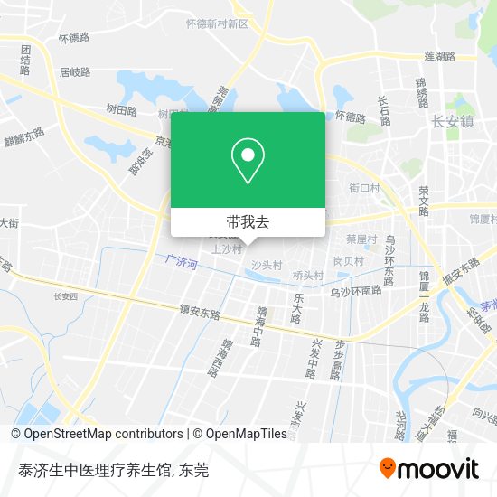 泰济生中医理疗养生馆地图