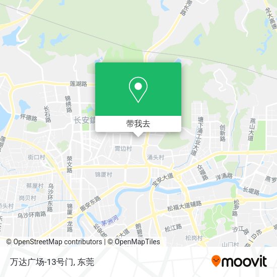 万达广场-13号门地图