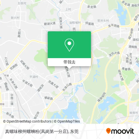 真螺味柳州螺蛳粉(凤岗第一分店)地图