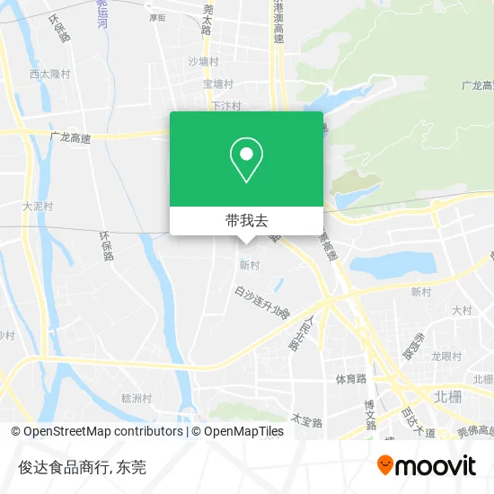 俊达食品商行地图