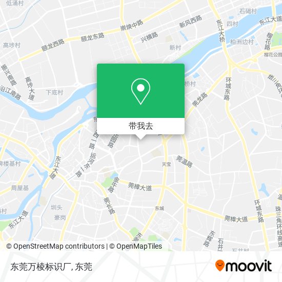 东莞万棱标识厂地图