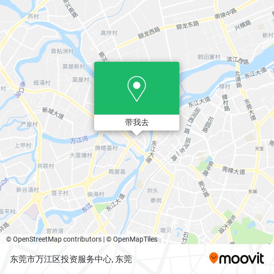 东莞市万江区投资服务中心地图