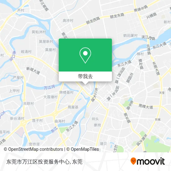 东莞市万江区投资服务中心地图