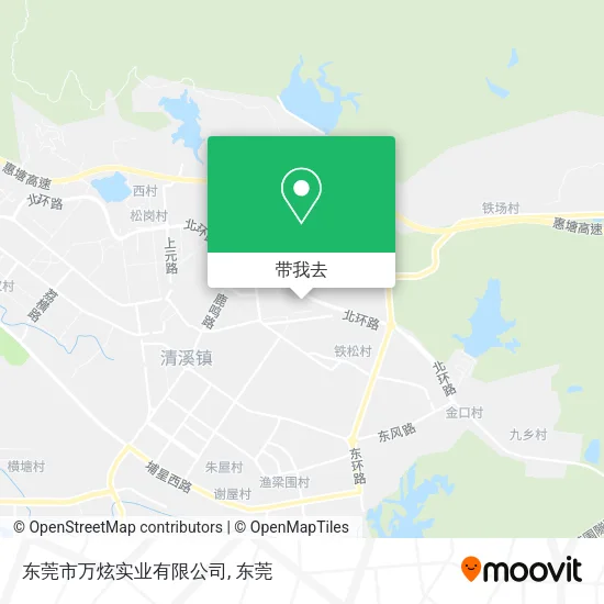 东莞市万炫实业有限公司地图