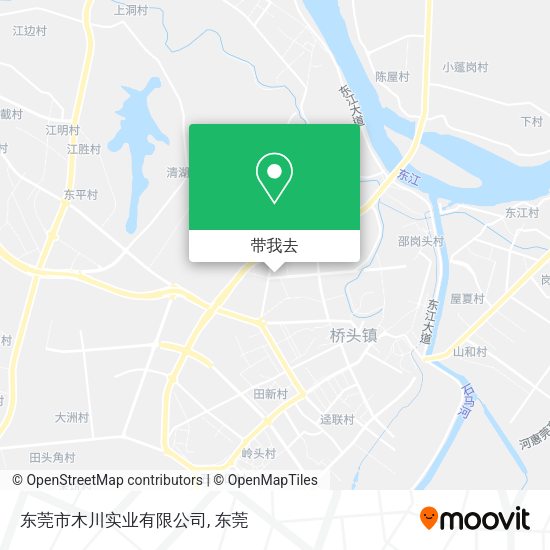 东莞市木川实业有限公司地图