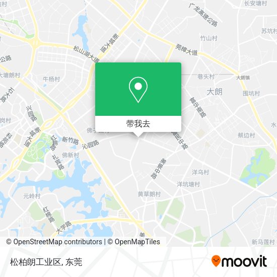 松柏朗工业区地图