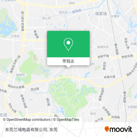 东莞兰域电器有限公司地图