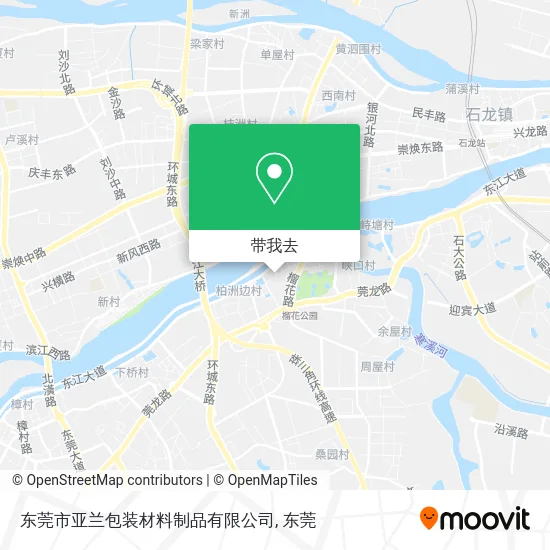东莞市亚兰包装材料制品有限公司地图