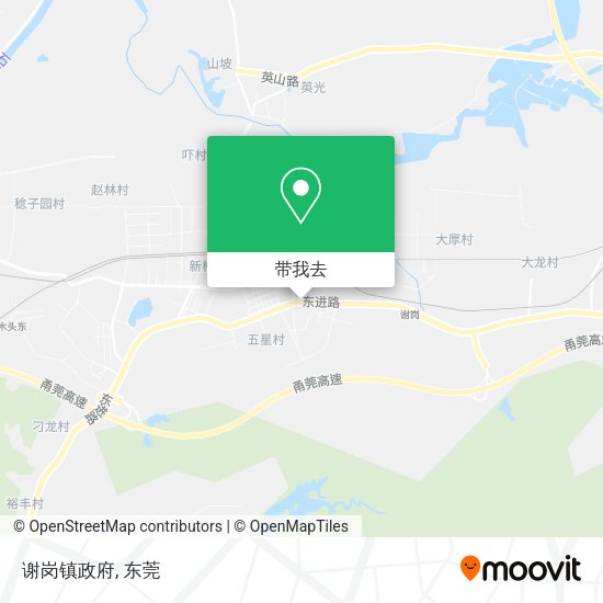 谢岗镇政府地图