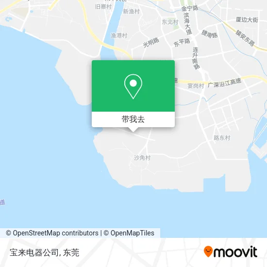 宝来电器公司地图