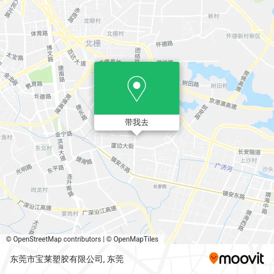 东莞市宝莱塑胶有限公司地图