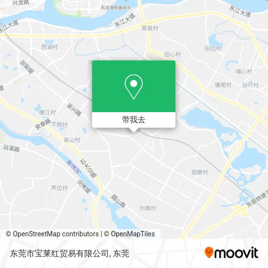 东莞市宝莱红贸易有限公司地图