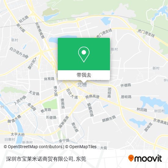 深圳市宝莱米诺商贸有限公司地图