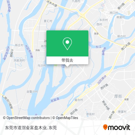 东莞市道滘金富盈木业地图