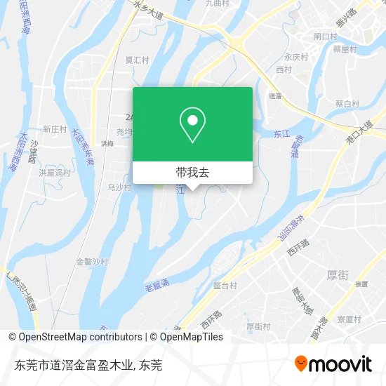 东莞市道滘金富盈木业地图
