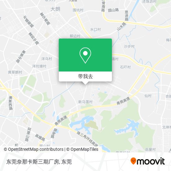 东莞奈那卡斯三期厂房地图