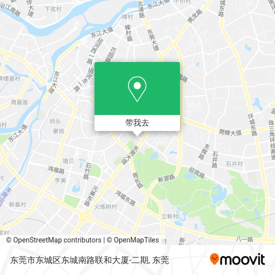 东莞市东城区东城南路联和大厦-二期地图