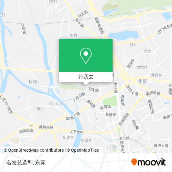 名发艺造型地图